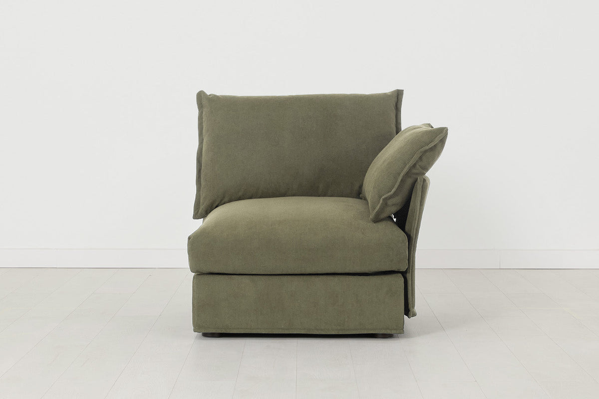 Model 06 Right Arm Module Sofa, Fennel