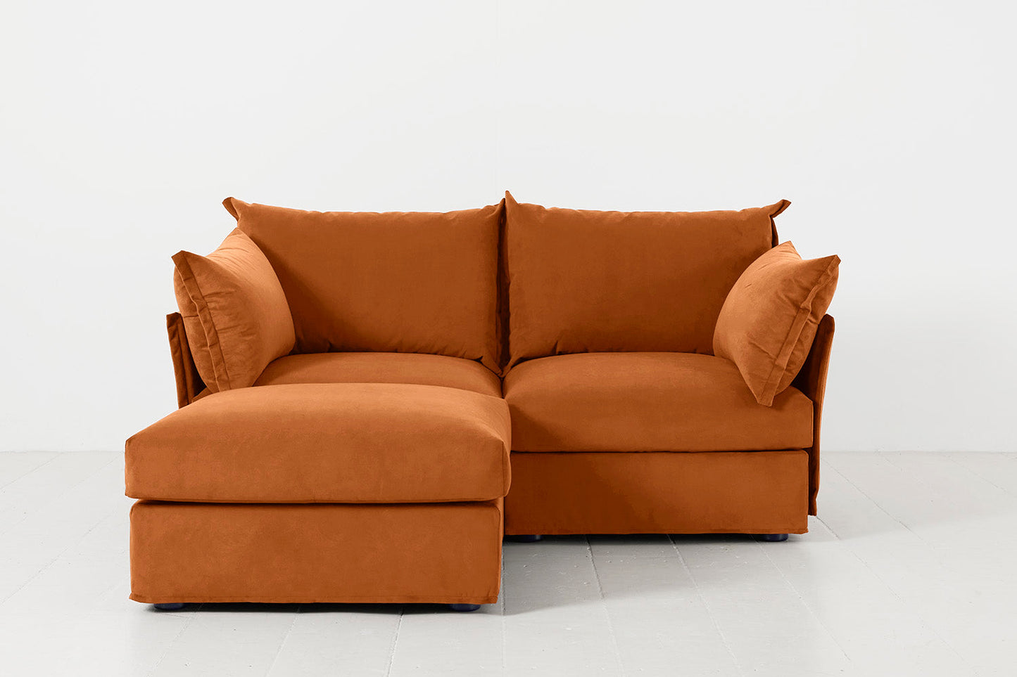 Model 06 2-Seater Left Chaise Sofa, Bronze