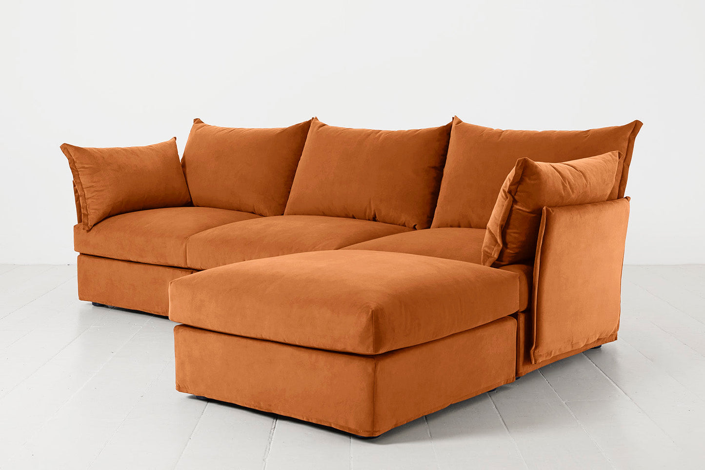 Model 06 3-Seater Right Chaise Sofa, Bronze
