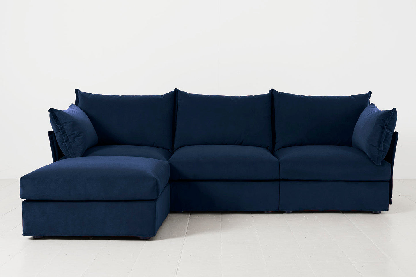 Model 06 3-Seater Left Chaise Sofa, Indigo