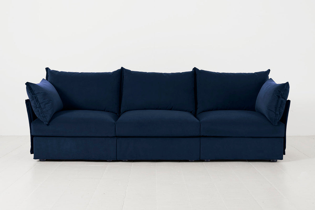 Model 06 3-Seater Sofa, Indigo