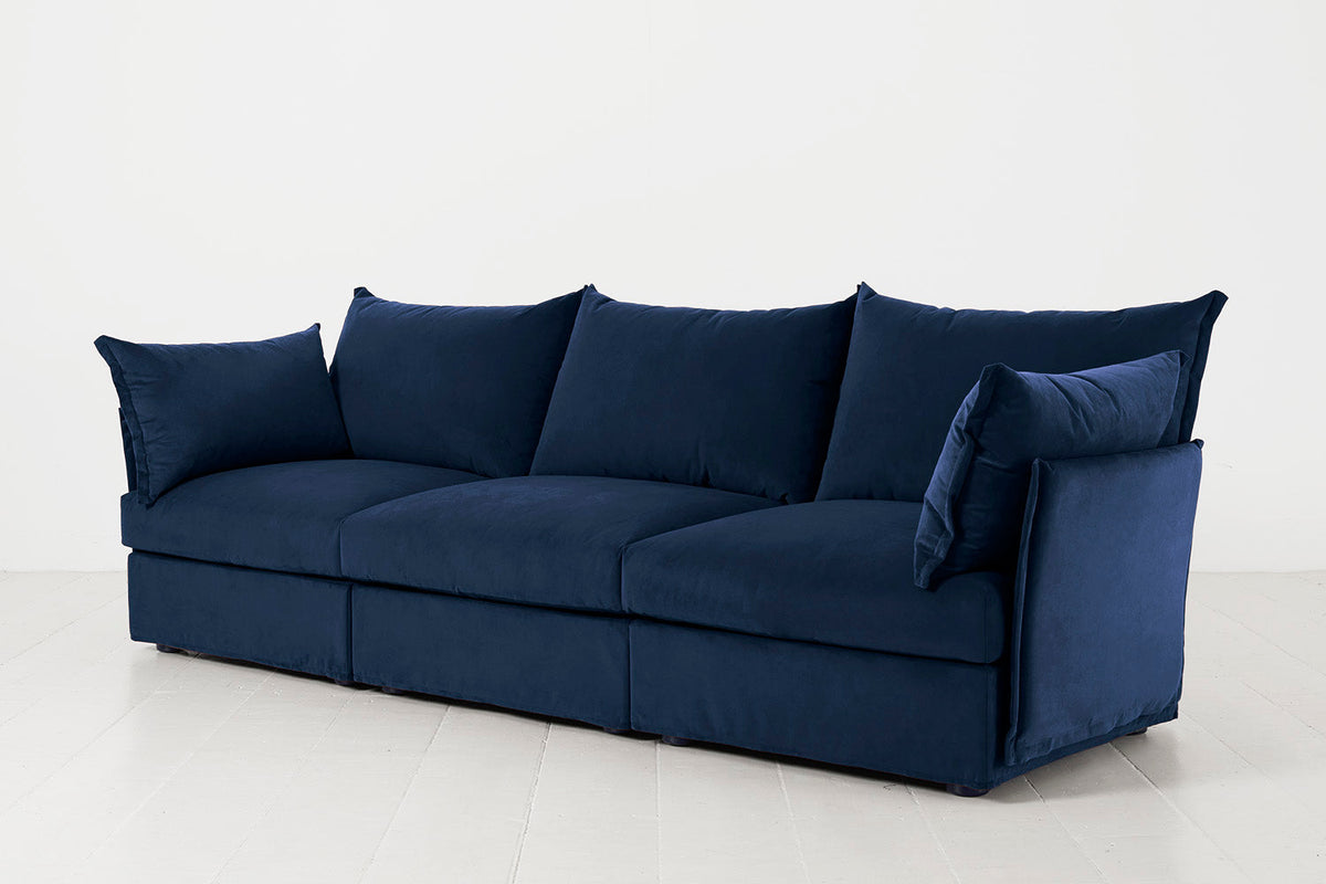 Model 06 3-Seater Sofa, Indigo