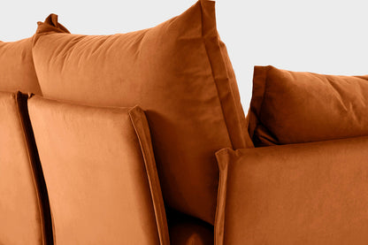 Model 06 2-Seater Right Chaise Sofa, Bronze