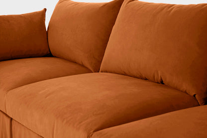 Model 06 3-Seater Right Chaise Sofa, Bronze