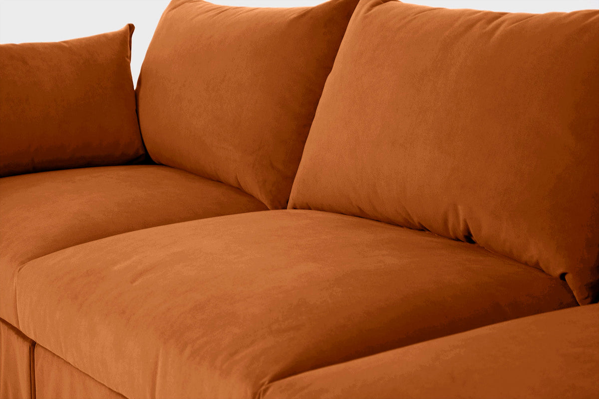 Model 06 3-Seater Left Chaise Sofa, Bronze