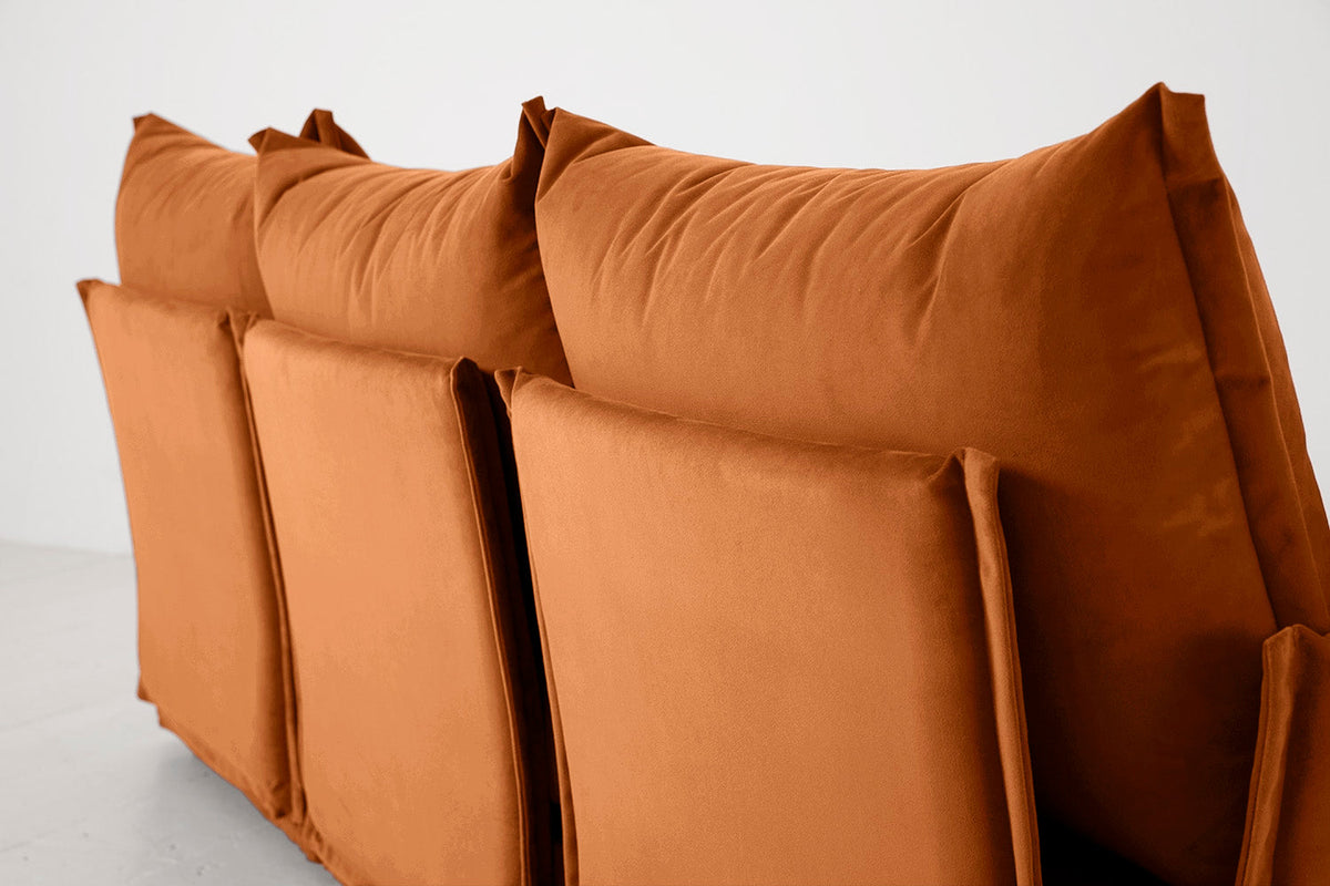 Model 06 3-Seater Right Chaise Sofa, Bronze