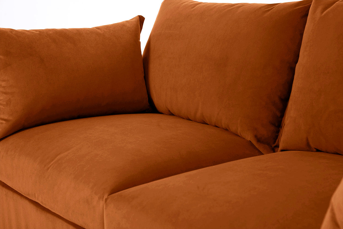 Model 06 2-Seater Left Chaise Sofa, Bronze