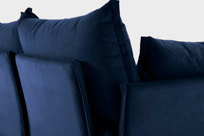 Model 06 2-Seater Left Chaise Sofa, Indigo