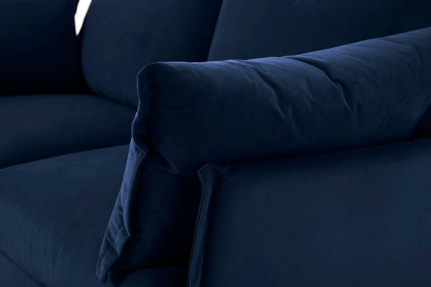 Model 06 2-Seater Left Chaise Sofa, Indigo