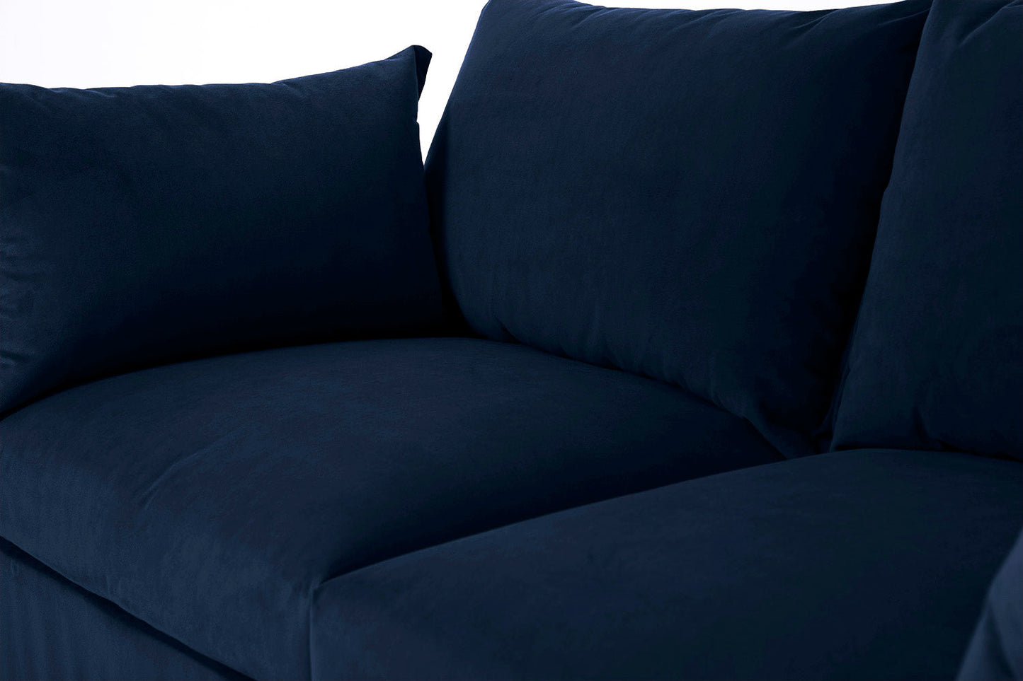 Model 06 2-Seater Left Chaise Sofa, Indigo