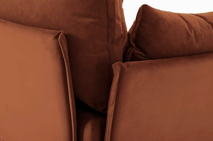 Model 06 Corner Sofa with Ottoman, Umber