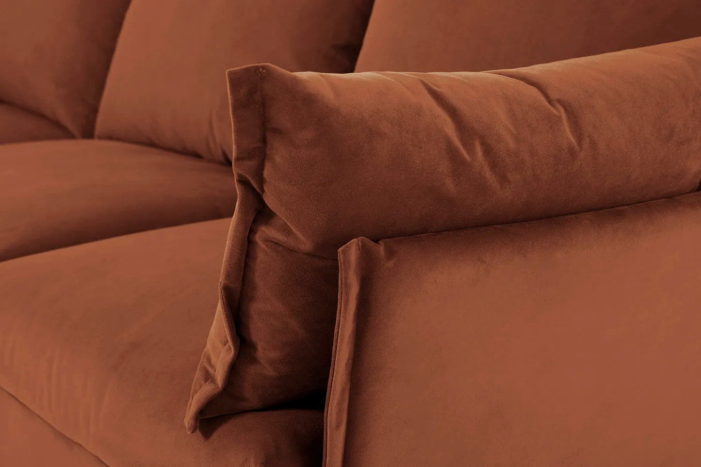 Model 06 Corner Sofa with Ottoman, Umber