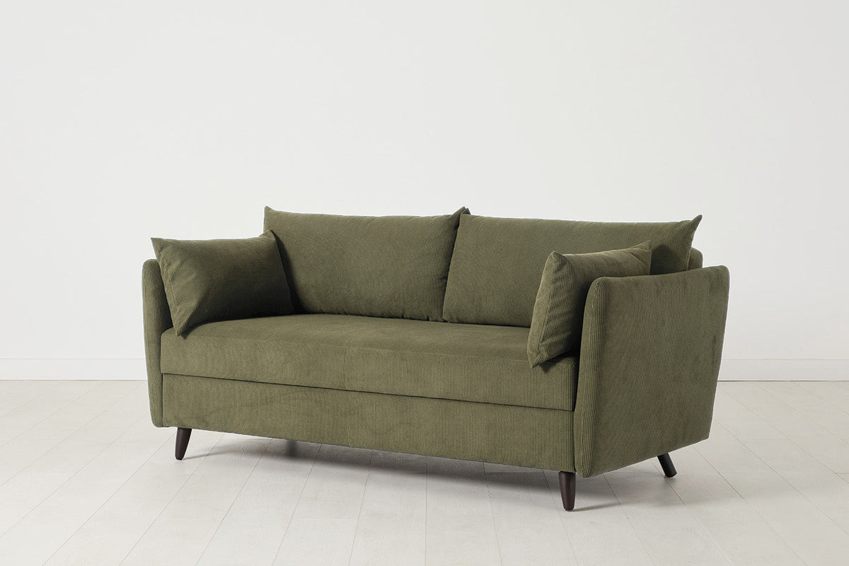 Model 08 Sofa Bed 2.5 Seater, Fennel