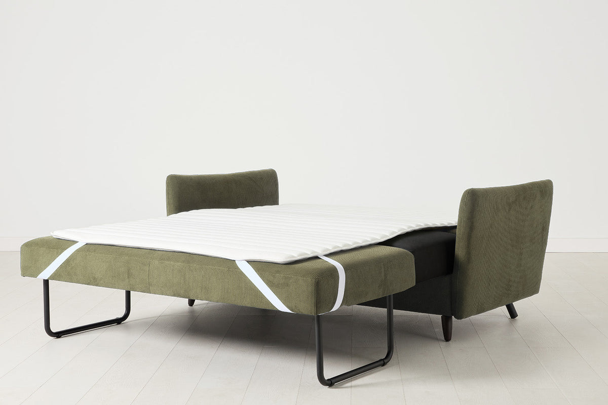 Model 08 Sofa Bed 2.5 Seater, Fennel
