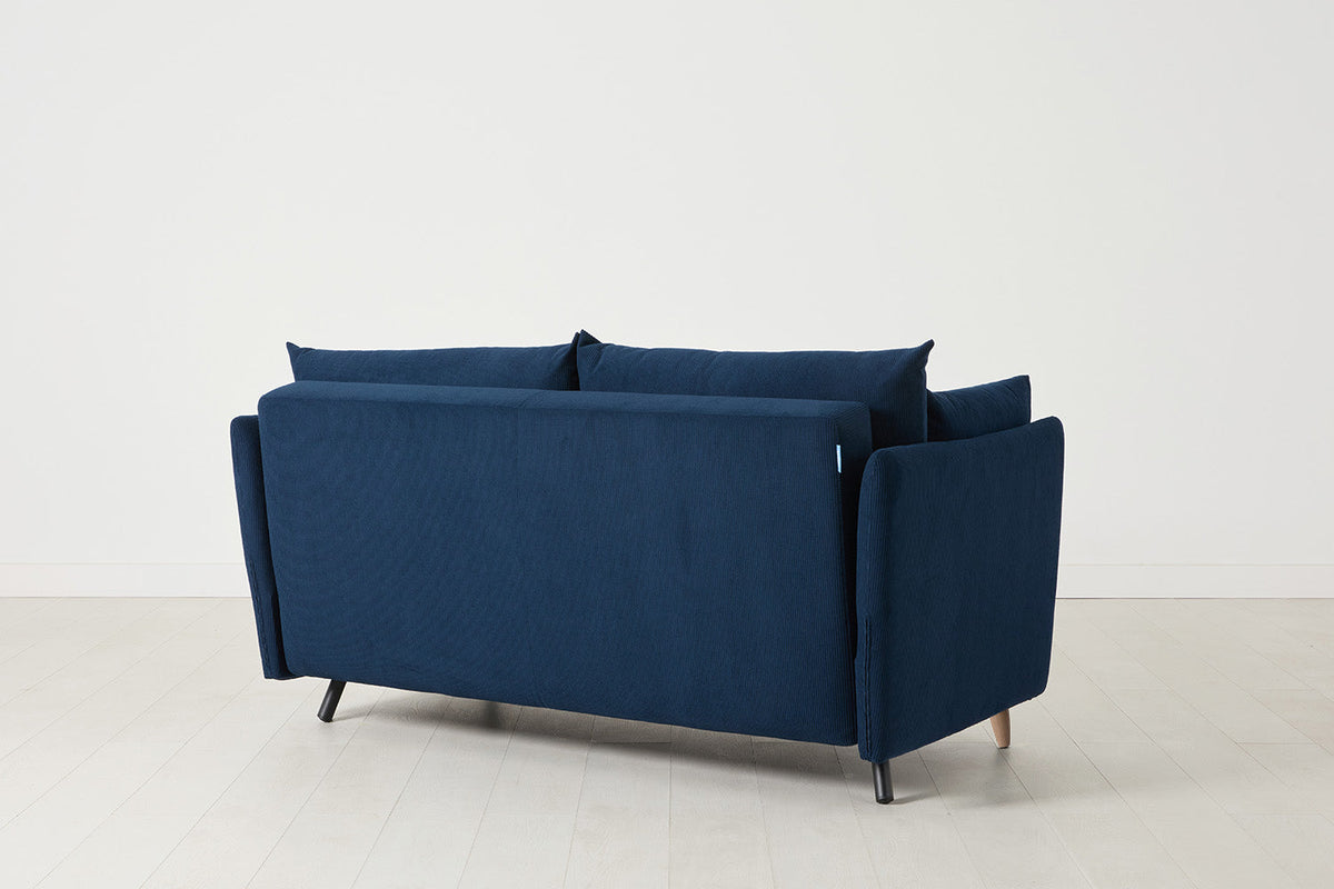 Model 08 Sofa Bed 2 Seater, Oak / Atlantic