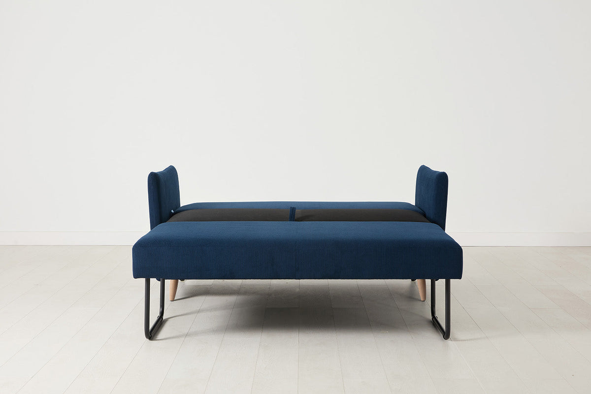 Model 08 Sofa Bed 2 Seater, Oak / Atlantic