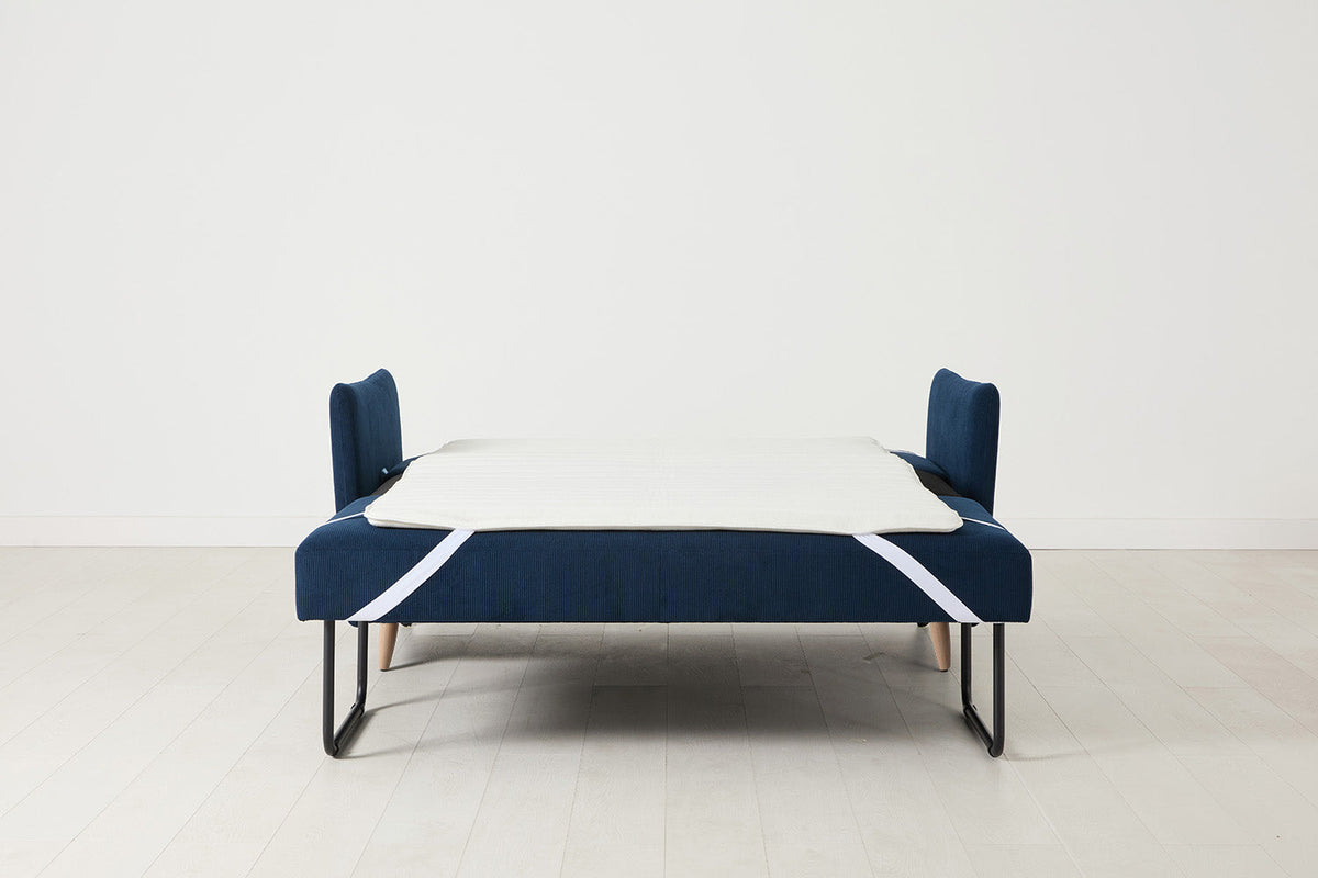 Model 08 Sofa Bed 2 Seater, Oak / Atlantic