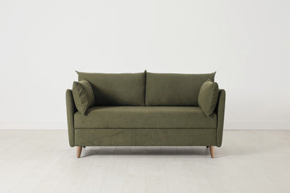 Model 08 Sofa Bed 2 Seater, Oak / Fennel