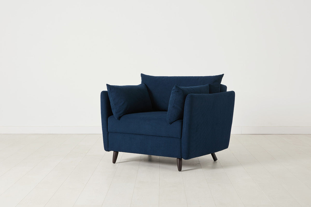 Model 08 Chair Bed Single Sofa Bed, Atlantic