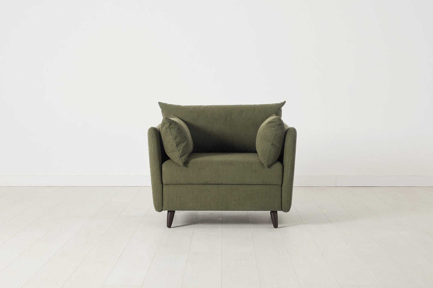 Model 08 Chair Bed Single Sofa Bed, Fennel