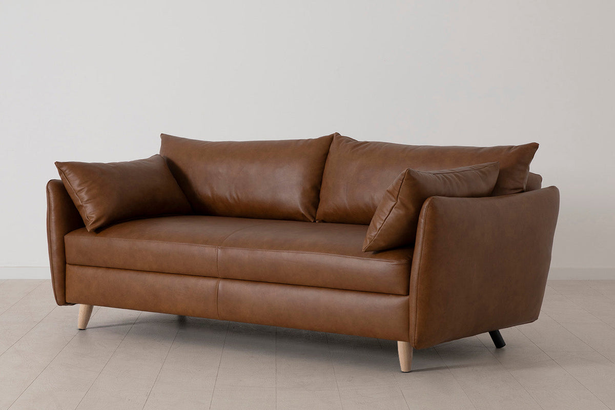Model 08 Sofa Bed 2.5 Seater, Oak / Maple