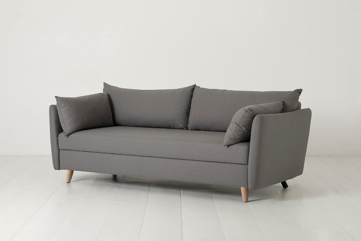 Model 08 Sofa Bed 2.5 Seater, Oak / Risso