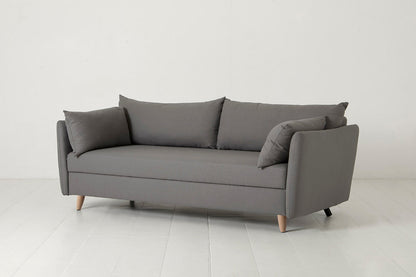 Model 08 Sofa Bed 2.5 Seater, Oak / Risso