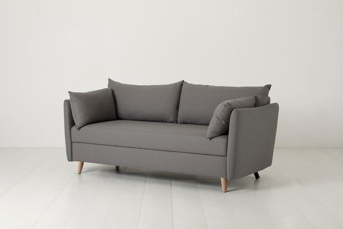Model 08 Sofa Bed 2 Seater, Oak / Risso