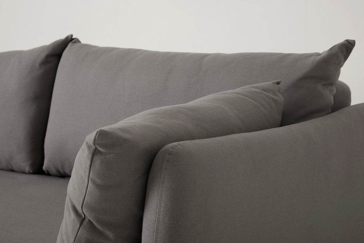 Model 08 Sofa Bed 2.5 Seater, Oak / Risso