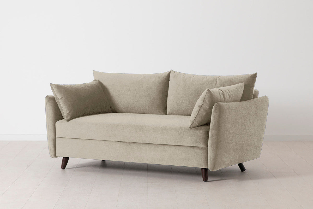 Model 08 Sofa Bed 2.5 Seater, Flax