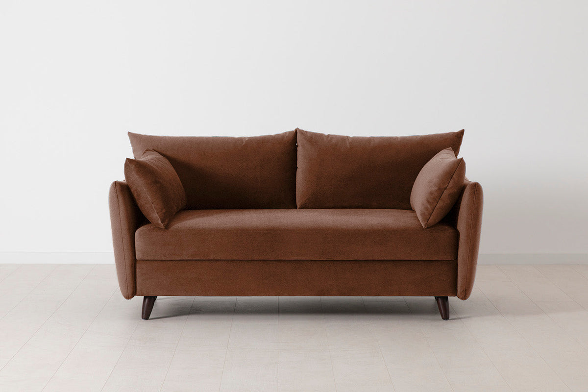 Model 08 Sofa Bed 2.5 Seater, Russet