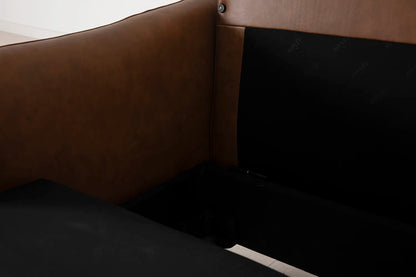 Model 08 Sofa Bed 2 Seater, Oak / Maple