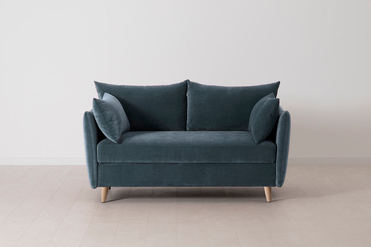 Model 08 Sofa Bed 2 Seater, Oak / Hydro