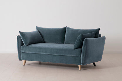 Model 08 Sofa Bed 2.5 Seater, Oak / Hydro