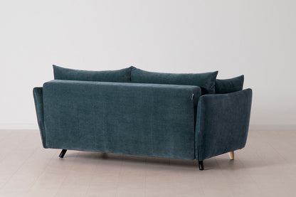 Model 08 Sofa Bed 2.5 Seater, Oak / Hydro