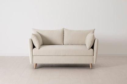 Model 08 Sofa Bed 2 Seater, Oak / Chalk