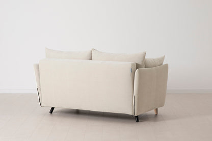 Model 08 Sofa Bed 2 Seater, Oak / Chalk