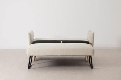 Model 08 Sofa Bed 2 Seater, Oak / Chalk