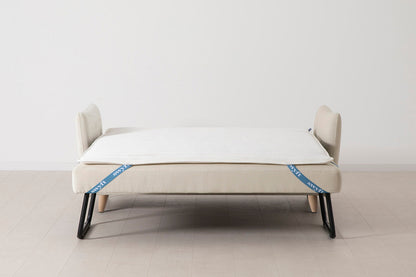 Model 08 Sofa Bed 2.5 Seater, Oak / Chalk