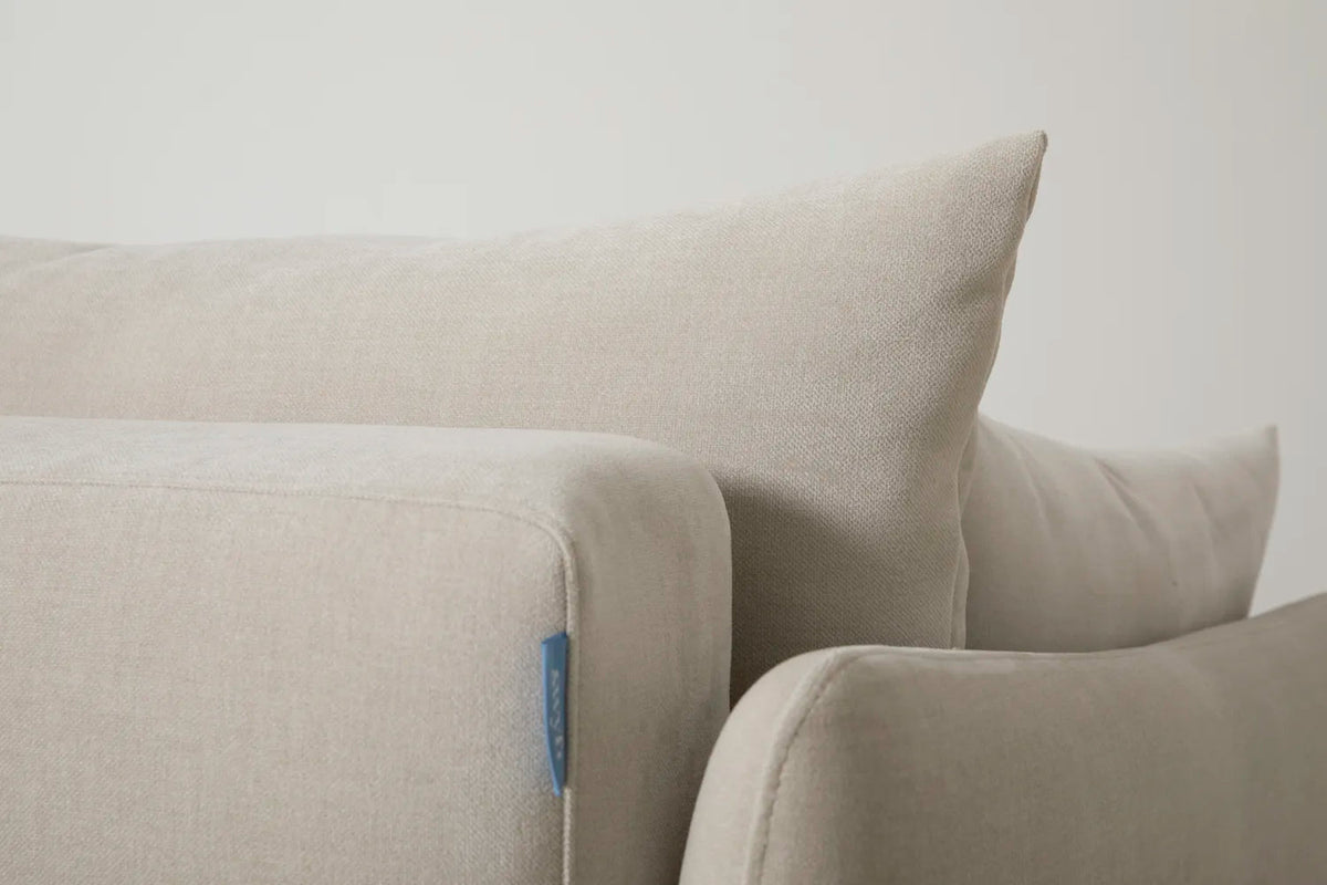 Model 08 Sofa Bed 2 Seater, Oak / Chalk