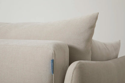 Model 08 Sofa Bed 2 Seater, Oak / Chalk