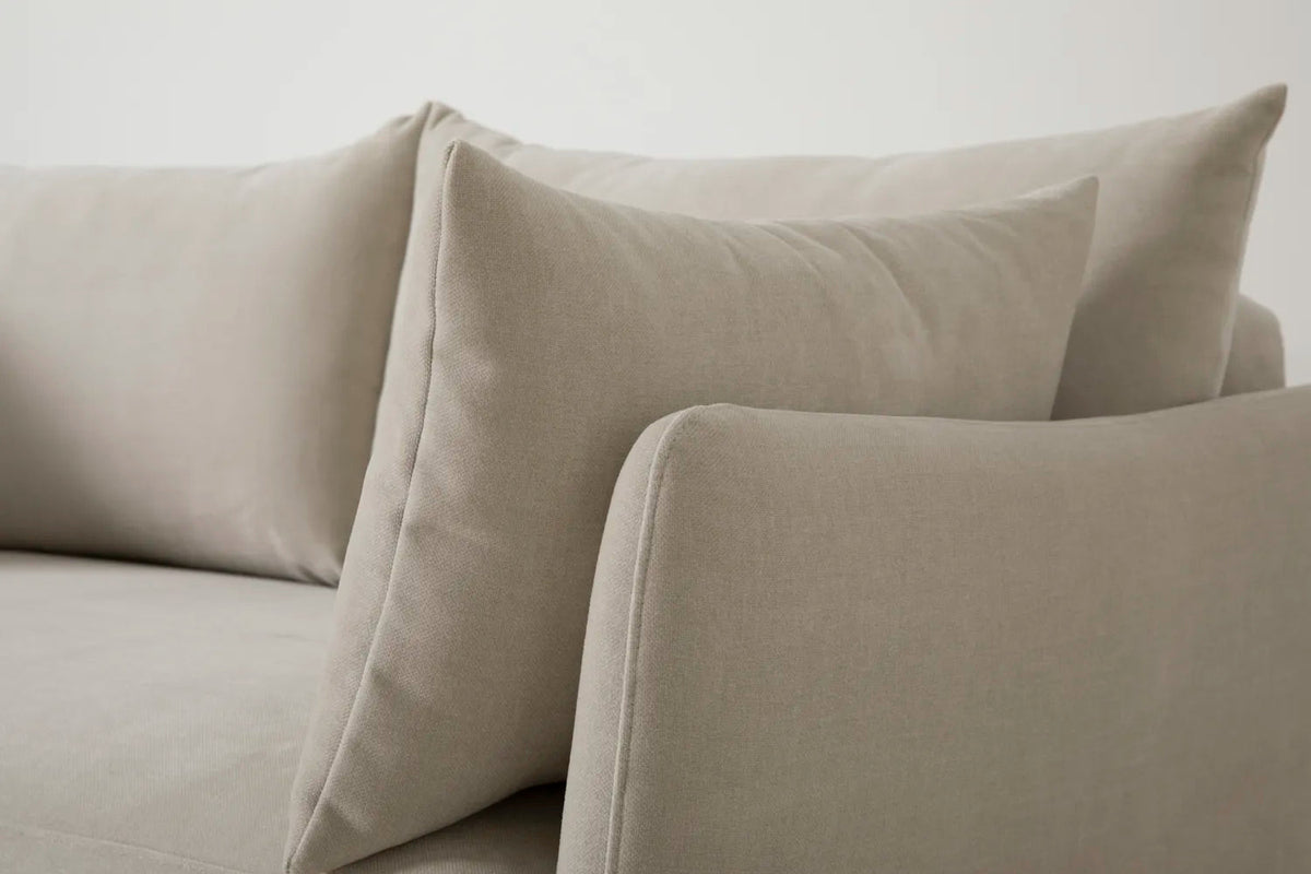 Model 08 Sofa Bed 2 Seater, Oak / Chalk