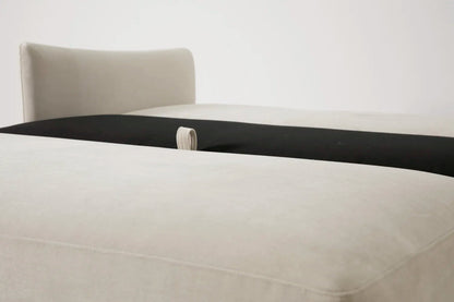 Model 08 Sofa Bed 2 Seater, Oak / Chalk