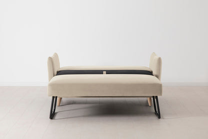 Model 08 Sofa Bed 2 Seater, Oak / Bone