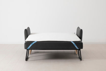 Model 08 Sofa Bed 2 Seater, Oak / Charcoal