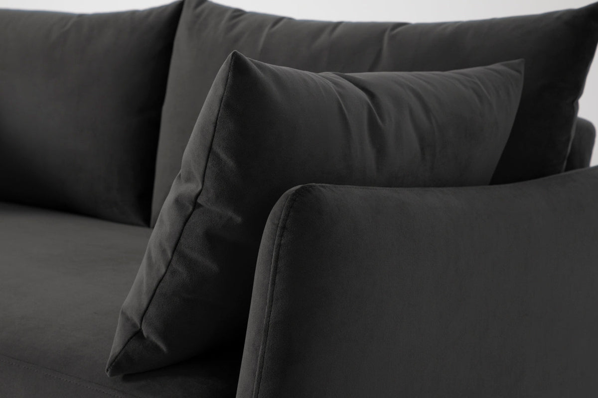 Model 08 Sofa Bed 2.5 Seater, Charcoal