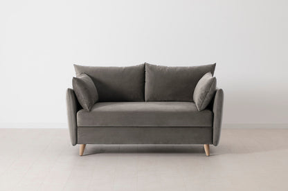 Model 08 Sofa Bed 2 Seater, Oak / Elephant