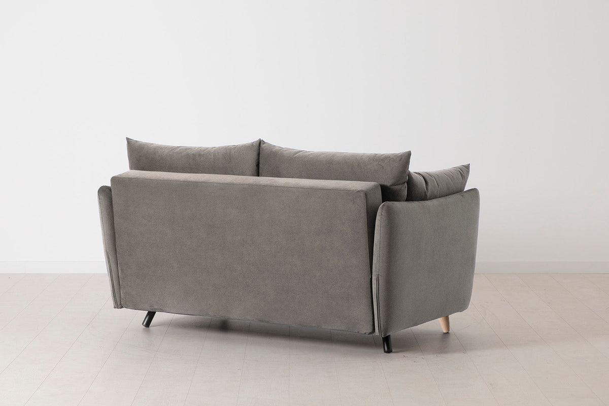 Model 08 Sofa Bed 2 Seater, Oak / Elephant