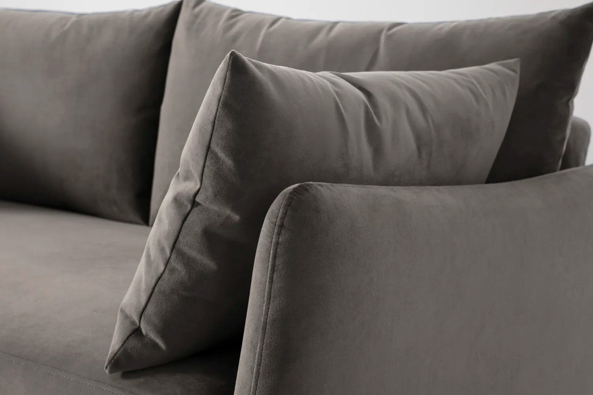 Model 08 Sofa Bed 2 Seater, Oak / Elephant