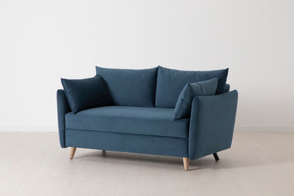 Model 08 Sofa Bed 2 Seater, Oak / Teal